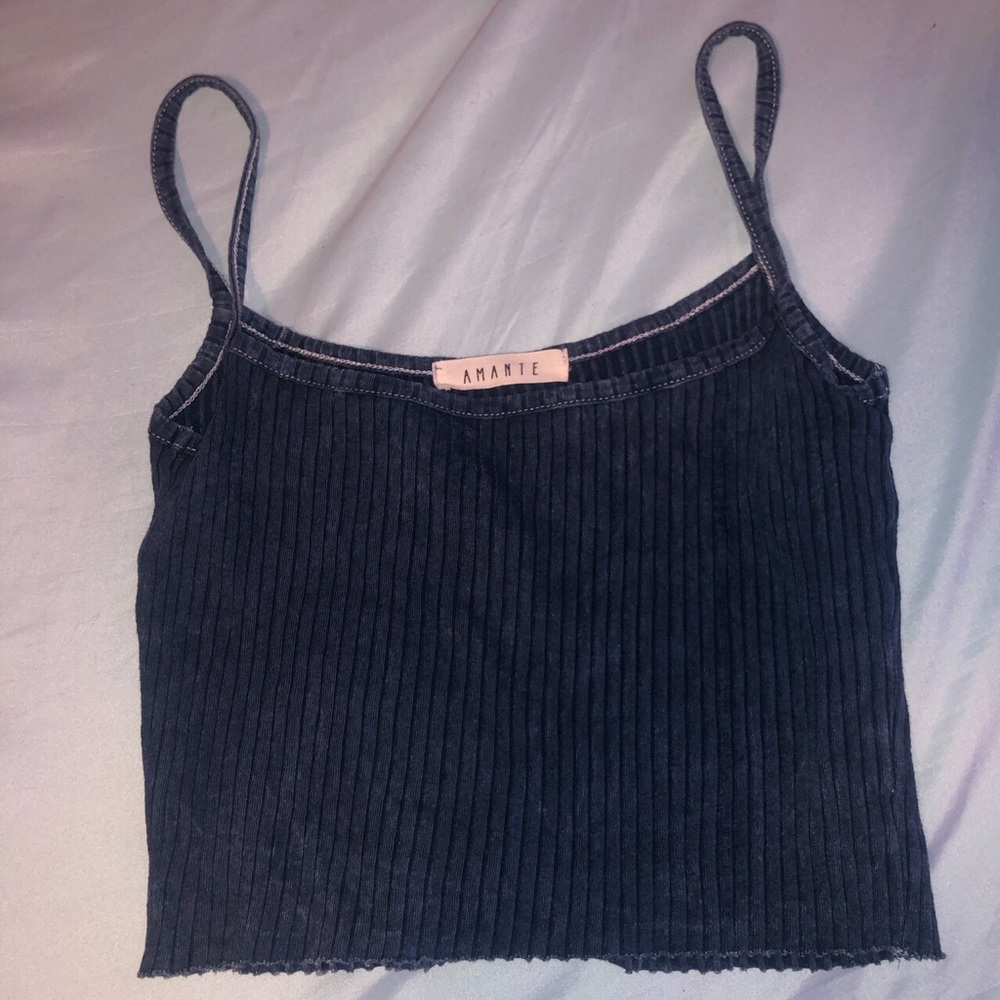 Super cute denim look tank